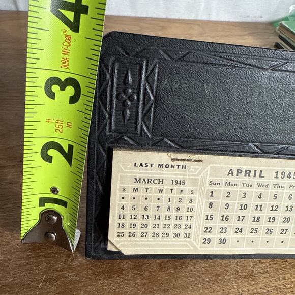 Arrow Safety Device Mt Holly New Jersey 1945 Advertising Calendar MCM Ads 1940s - Picture 3 of 8